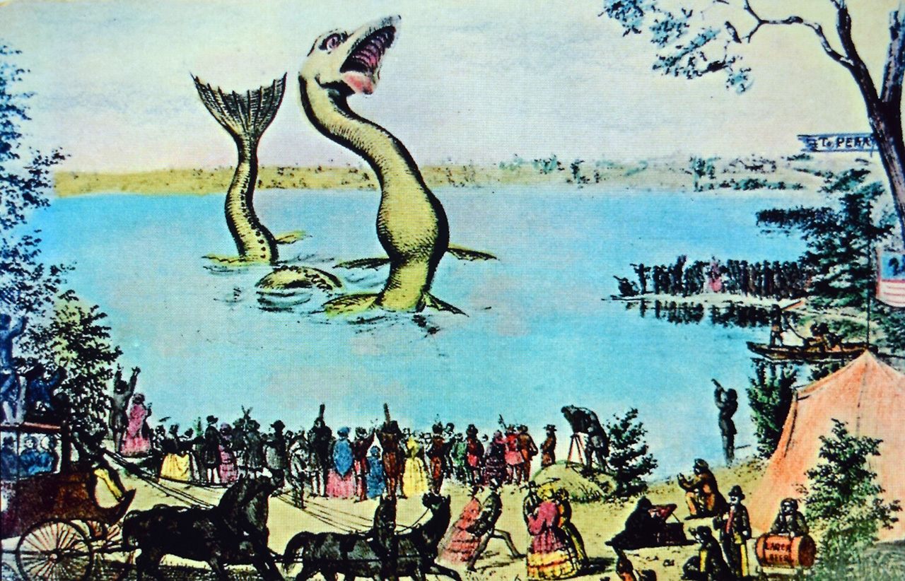 The chance to see Silver Lake's sea serpent brought the small town of Perry a much-needed boost in tourism back in the mid-19th century.