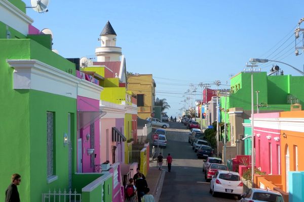Higher-altitude view of Bo Kaap