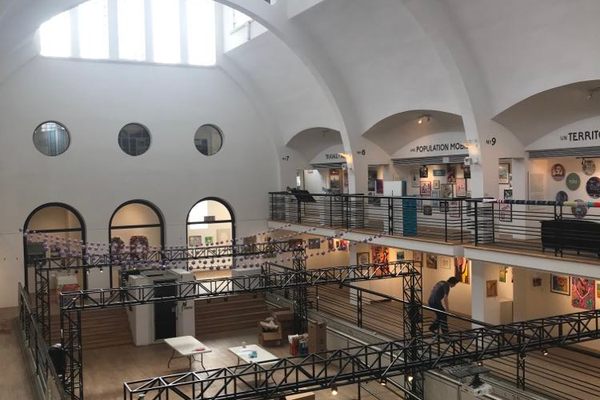 The Beaux-arts interior with Pool layout still visible.