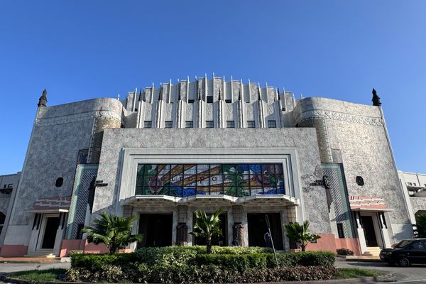 Facade of the Manila Metropolitan theater 