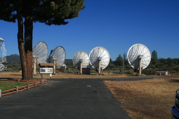 Looking north from the front of the office.