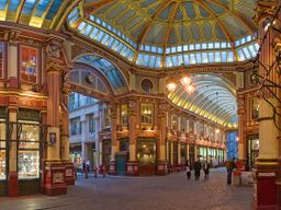 The central interior of Leadenhall Market