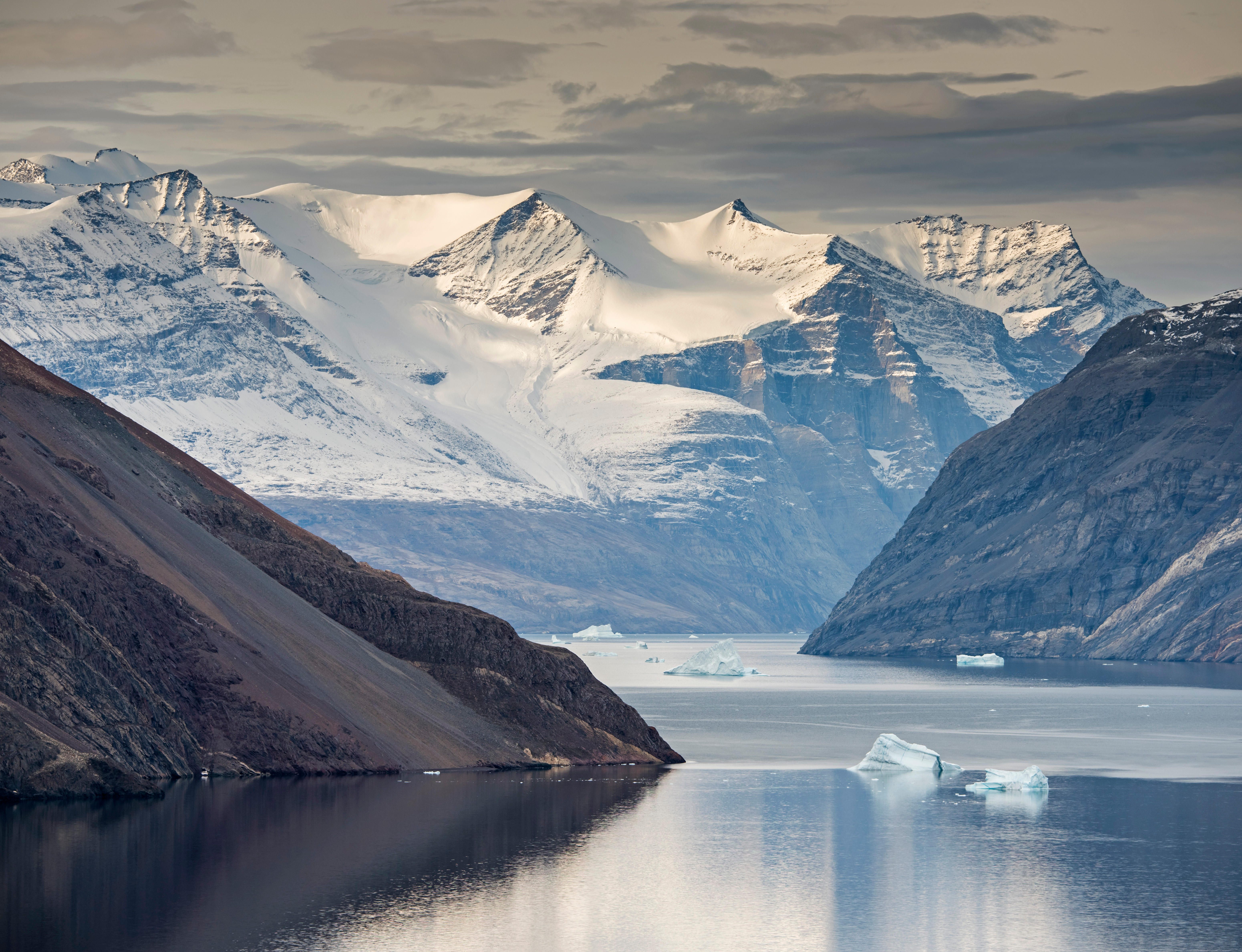 The icy waters and long periods of darkness in Northeast Greenland made ship and air patrols difficult.
