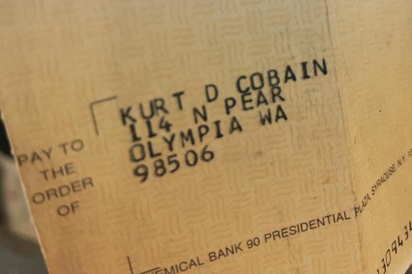 In a matter of months, Cobain wouldn’t need the $26.57 anyway.