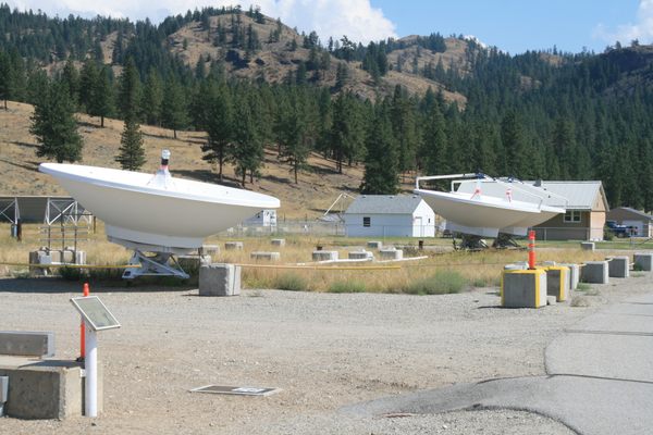 Radio telescopes.