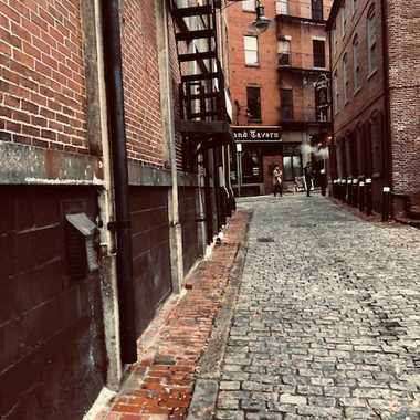 View to Marshall Street from Creek Square.