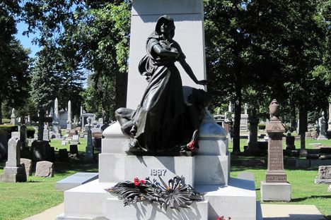 Haymarket Martyrs Monument.