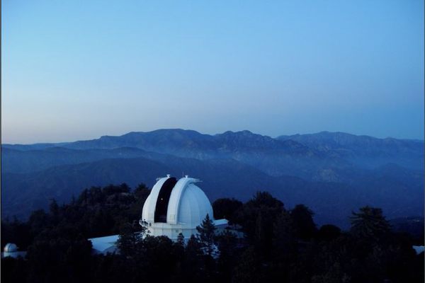 View of the 100-inch from the 150-Foot Solar Tower Current Towercam